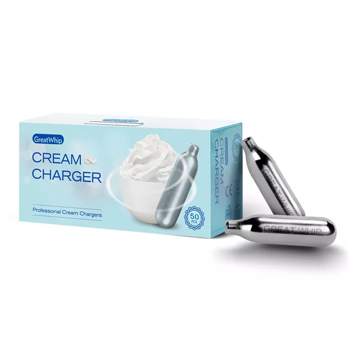 GREAT WHIP CREAM CHARGERS 12 BX OF 50PK