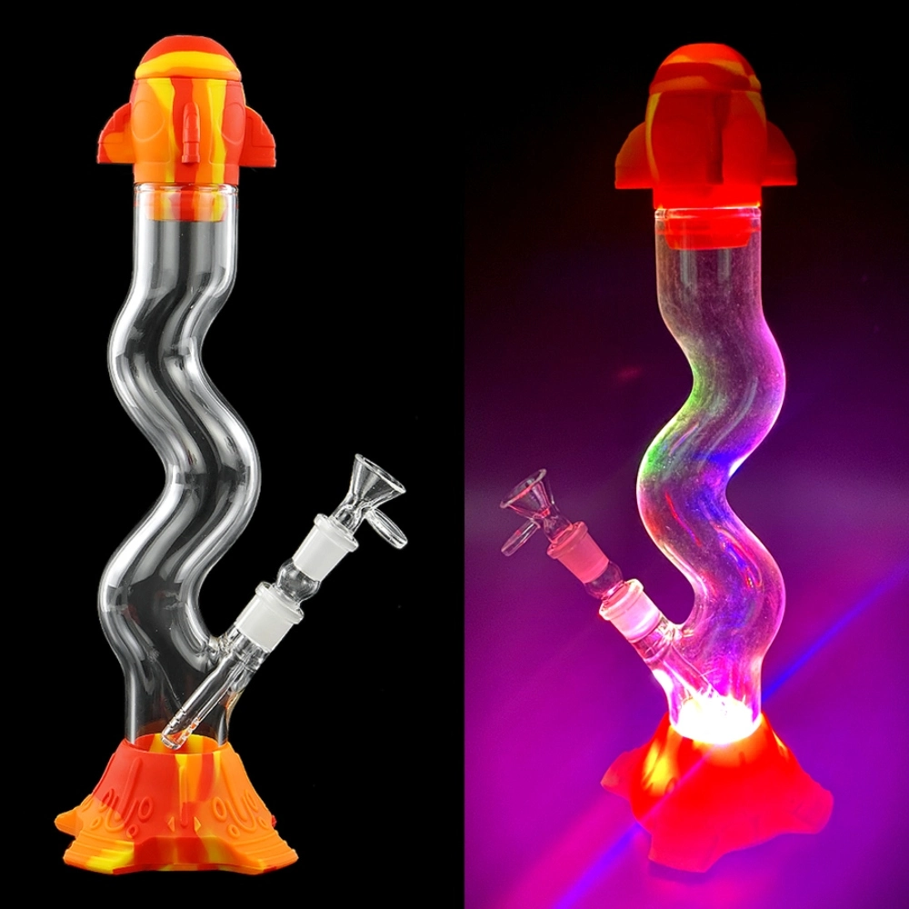 SILICONE WATER PIPE ROCKET LAUNCHER - ASSORTED COLOR