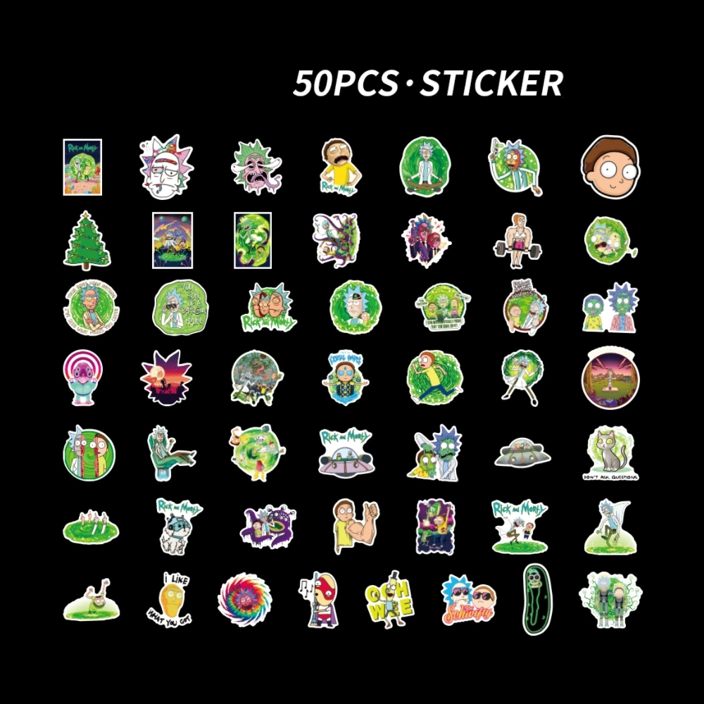 STICKER RICK BOOSED 50PCS PACK