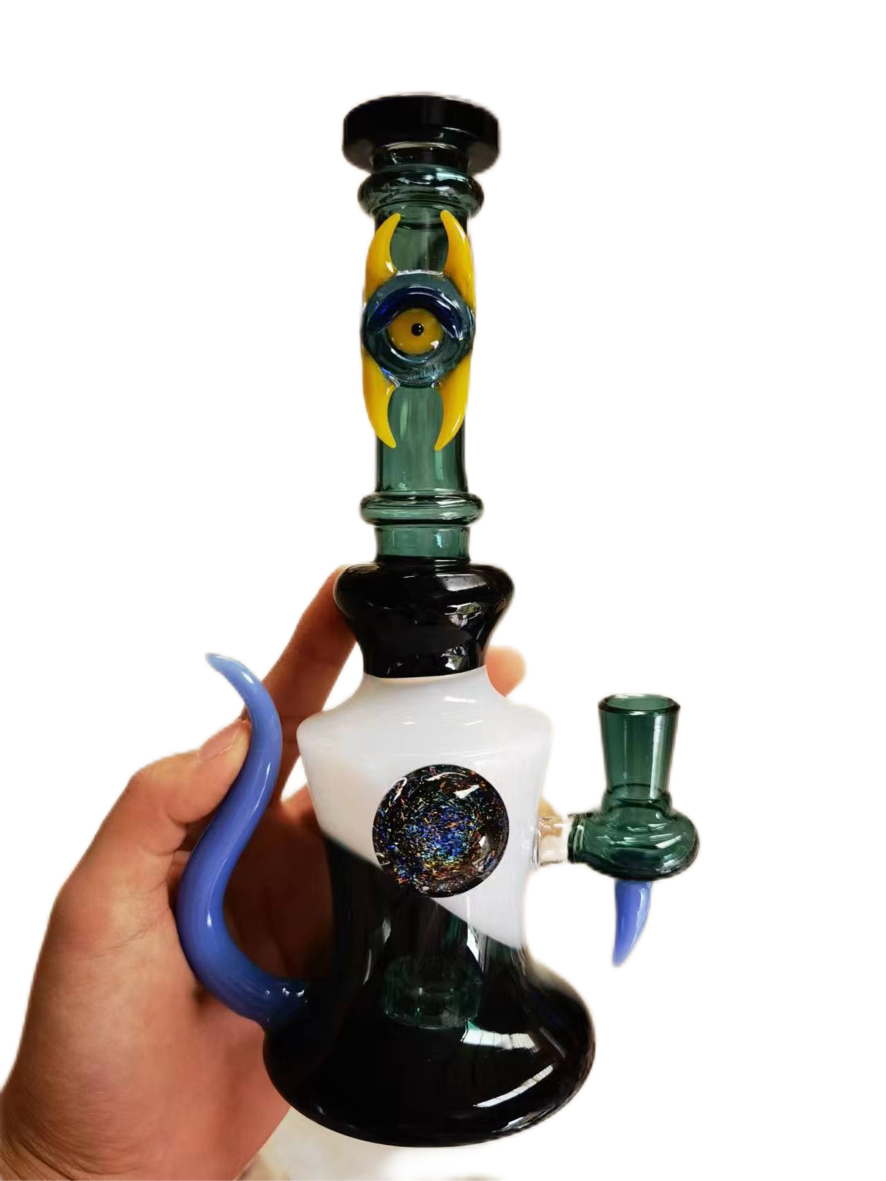 WATER PIPE HONEY COLOR WITH INFRAVED SQUARE