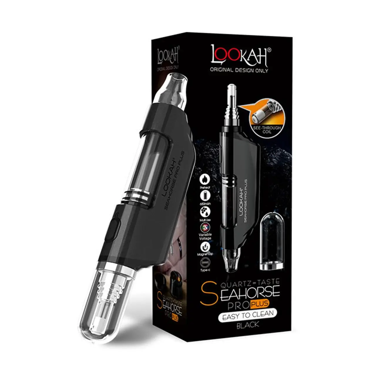 [Q-2761-18] LOOKAH SEAHORSE PRO PLUS 650MAH (Black)