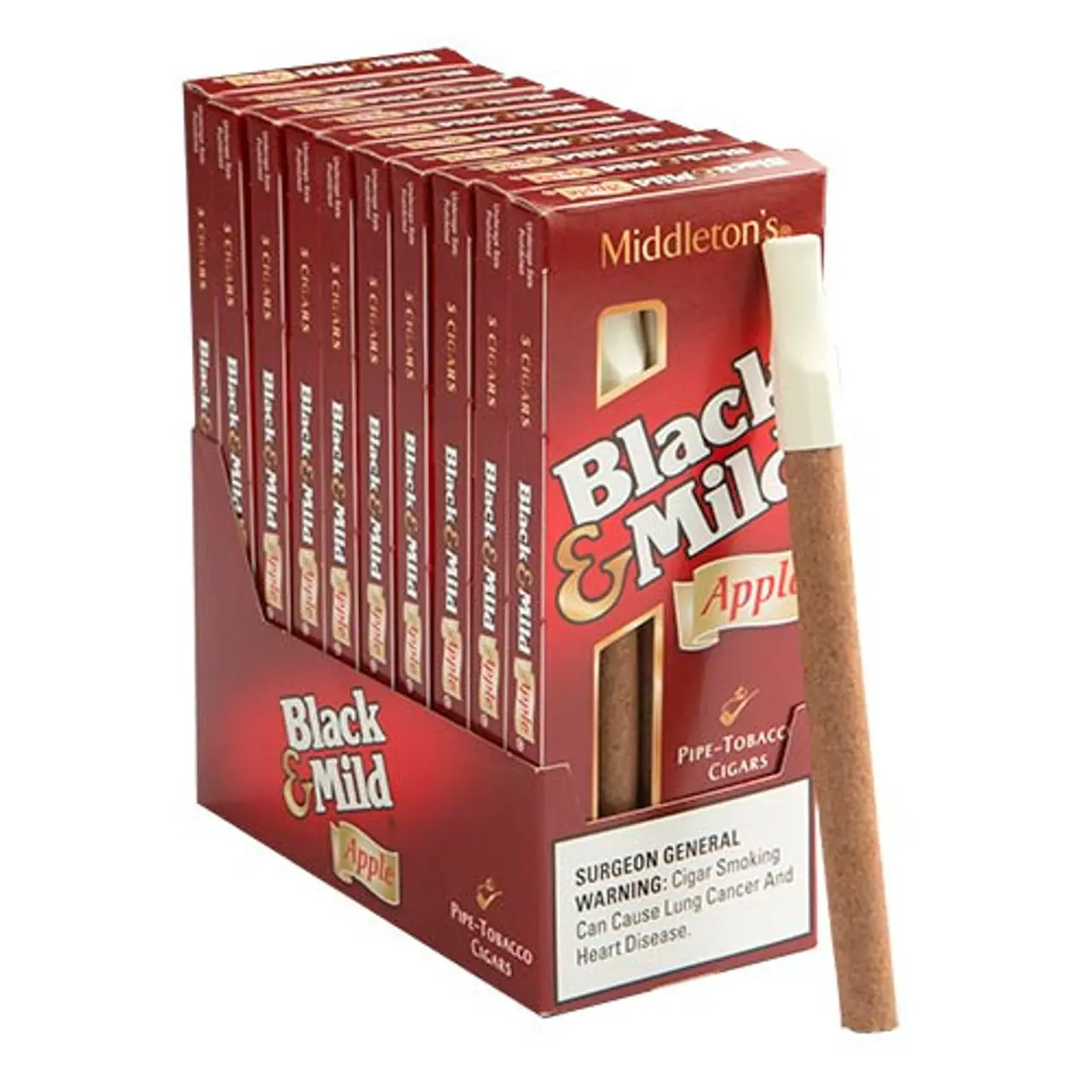 [Q-1394-01] BLACK & MILD CIGARS 5PK (Apple 5-Pack)