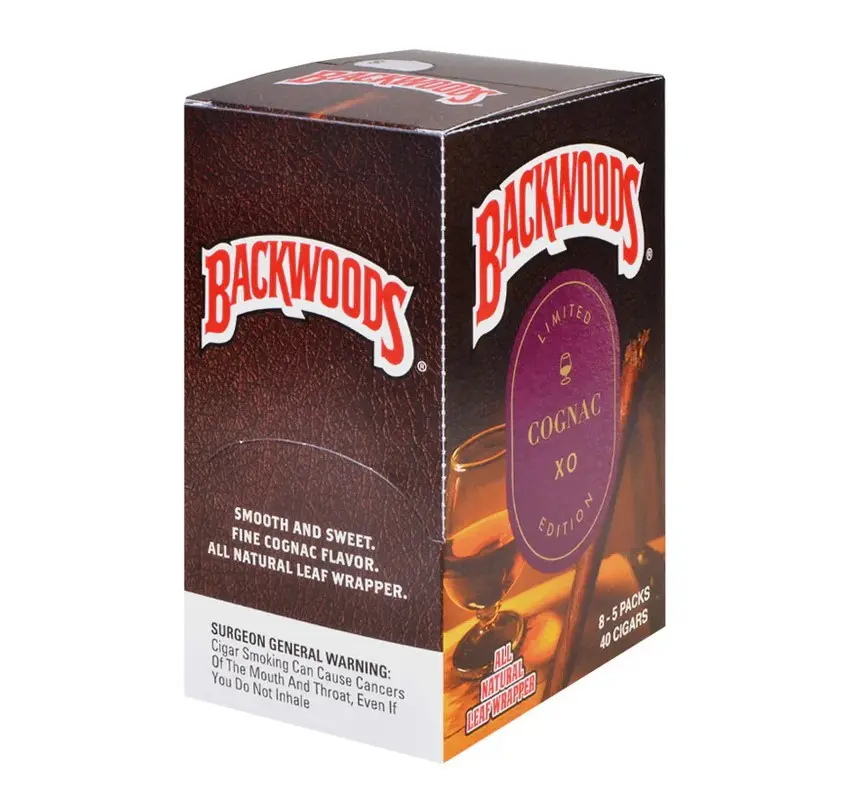 [Q-1298-08] BACKWOOD CIGARS 8 PACKS OF 8/5PK (COGANC XO)