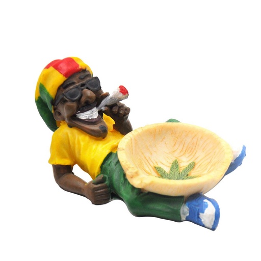 [Q-1003-20] 10CM RESIN ASHTRAY BOB MARLEY  (Design 21)