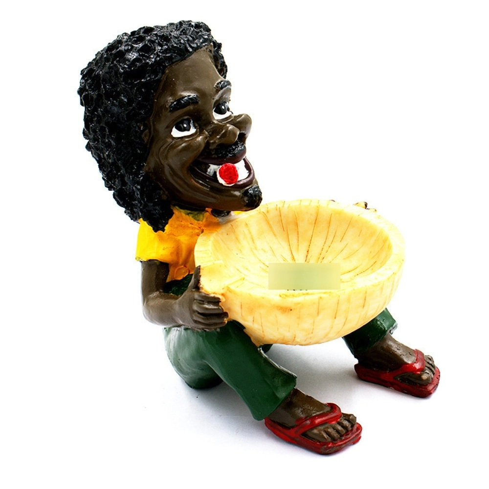[Q-1003-22] 10CM RESIN ASHTRAY BOB MARLEY  (Design 23)