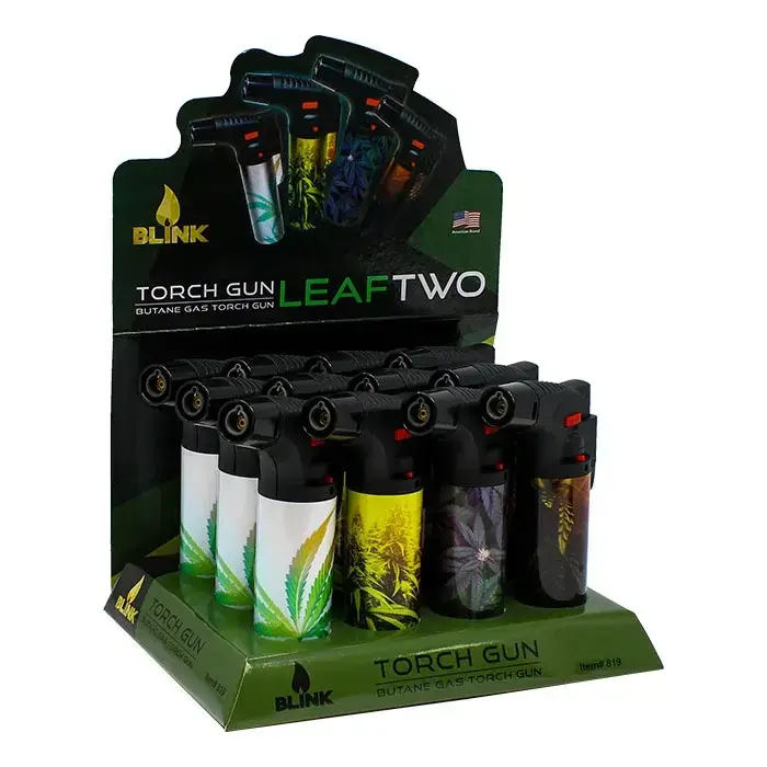 [Q-1455-07] BLINK MED TORCH - 12CT (LEAF 2 THEME)