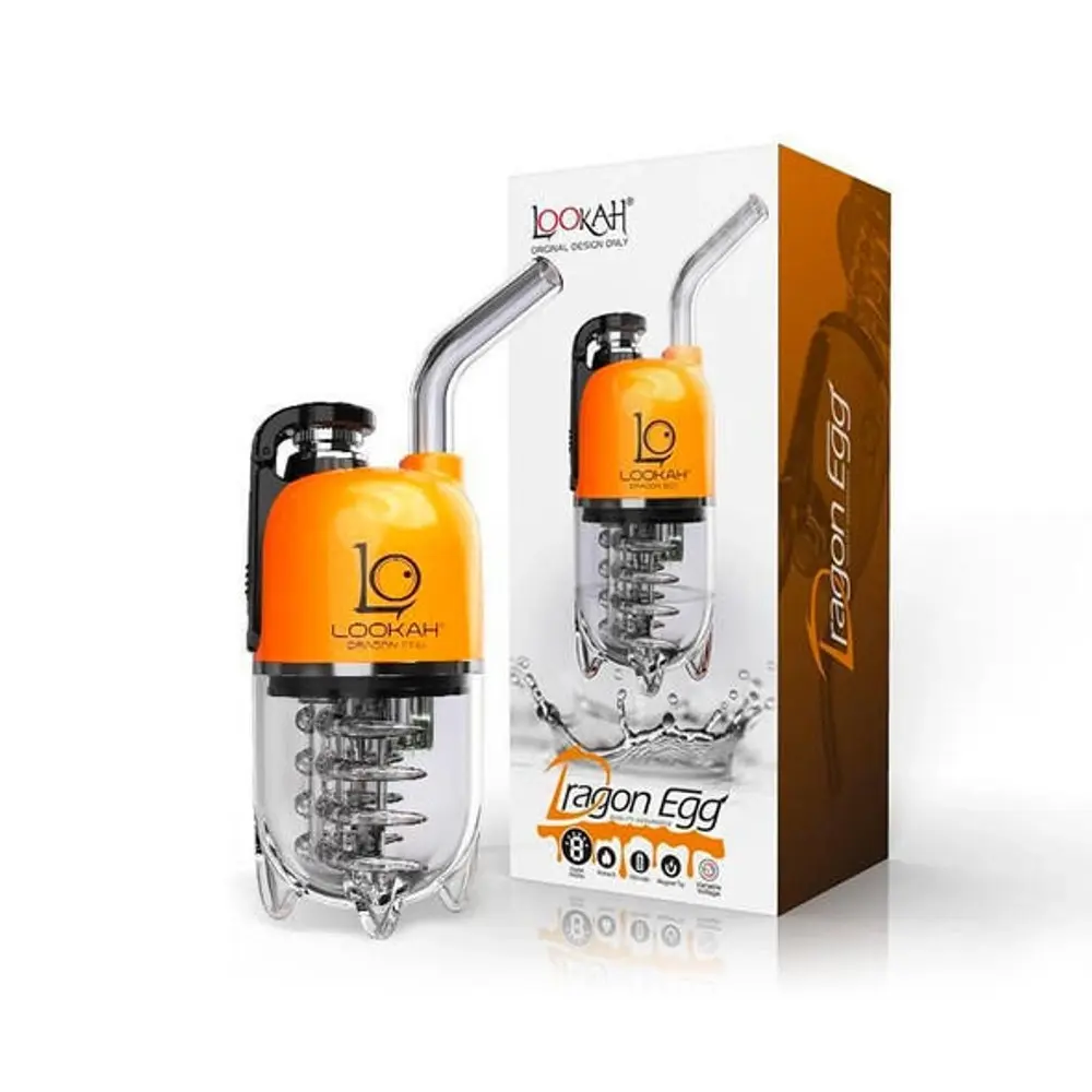 [Q-2746-14] LOOKAH DRAGON EGG E-RIG VAPOR KIT (Orange)