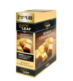 [Q-2061-07] GAME LEAF 2/$1.49 15/2PK (White Chocolate)