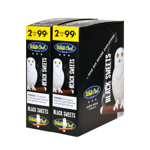 [Q-4007-14] WHITE OWL 2/.99 30/2PK (Black)