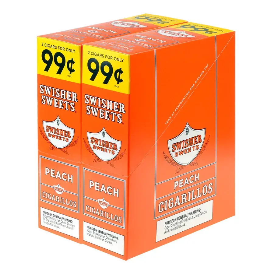 [Q-3643-02] SWISHER SWEET 2/$.99 30/2PK (Sweet Peach)