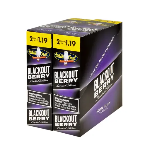 [Q-4009-08] WHITE OWL 2/1.19 30/2PK (Blackout Berry Limited Edition)