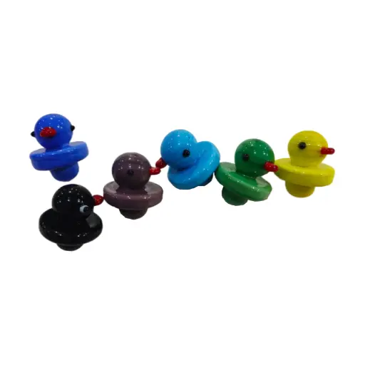 [Q-4226-10] CARB CAP 3PK  fmp (GLASS DUCK)