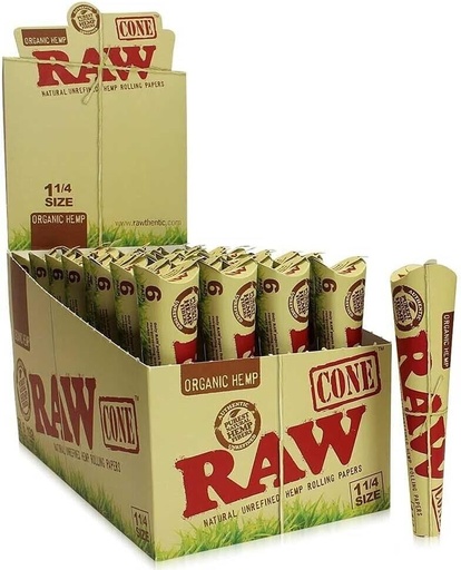 [Q-4302-05] RAW CONES 32CT (ORGANIC 1/4 6 CONES)