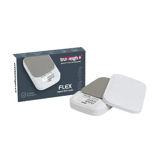 [Q-3730-04] TRUWEIGH FLEX MINI SCALE 200G X 0.01G  (White)