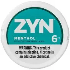 [Q-4679-18] ZYN POUCHES 5CT (Menthol, 6MG)