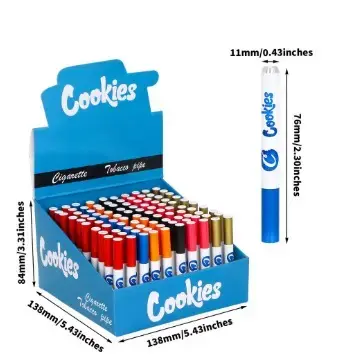 [Q-1587-01] CHILLUM 10 DIFFERENT DESIGNS 40ct Box (Cookies)