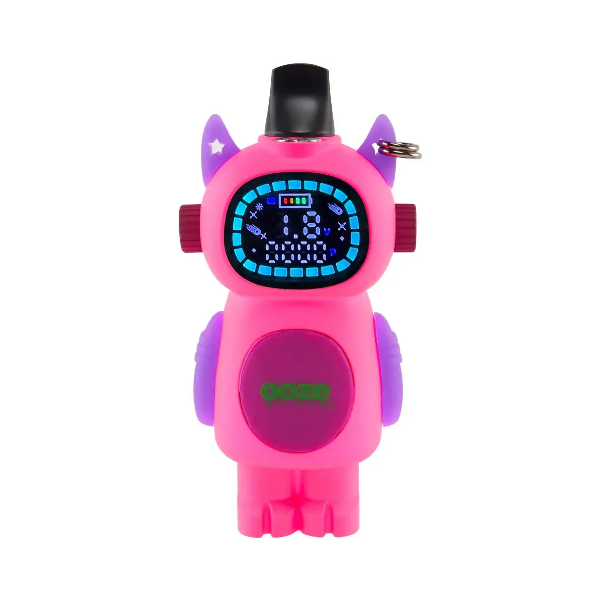 [Q-4746-02] OOZE BOT CHARACTER VAPE BATTERY (Pink)