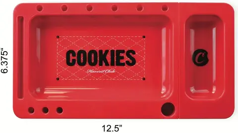 [Q-4693-07] Cookies Rolling Tray (Light Blue, OG Kush)