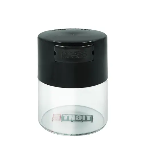 [Q-1549] TIGHT VAC 10G/1.4OZ/0.12 LITER - TG1 CLEAR BODY/BLK CAP