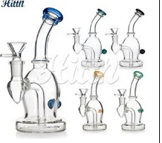 [Q-4344] 7.3 inches Base diameter: 2.8 inches 14mm bowl mixed colors